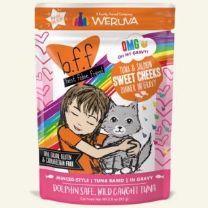 即食湯包 Weruva B.F.F. 喵友系列 野生吞拿魚、三文魚 袋裝貓糧 (橙袋) 85g 寵物用品店推薦
