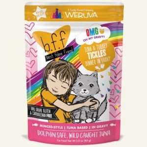 即食湯包 Weruva B.F.F. 喵友系列 野生吞拿魚、火雞肉 袋裝貓糧 (黃袋) 85g 寵物用品店推薦