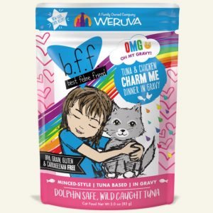 即食湯包 Weruva B.F.F. 喵友系列 野生吞拿魚、雞肉 袋裝貓糧 (藍袋) 85g 寵物用品店推薦