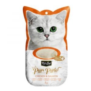 小食 Kit Cat Purr Puree 雞肉+三文魚 養生肉醬 60g 寵物用品店推薦