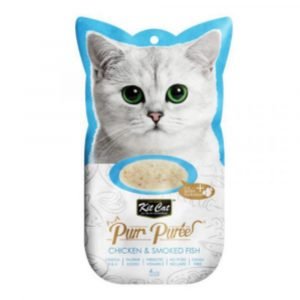 小食 Kit Cat Purr Puree 雞肉+煙燻魚 養生肉醬 60g 寵物用品店推薦