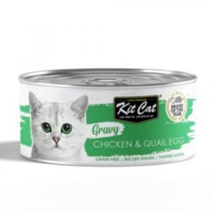 罐頭食品 Kit Cat GravySeries 雞+鵪鶉蛋 鮮嫩營養肉汁湯 貓罐頭 70g 寵物用品店推薦