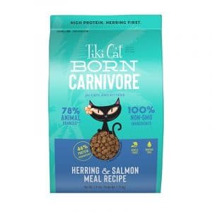 乾糧 Tiki Cat Born Carnivore (Herring & Salmon Meal Recipe) 高蛋白貓糧（希靈魚+三文魚） 寵物用品店推薦