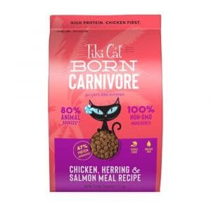 乾糧 Tiki Cat Born Carnivore (Chicken, Herring & Salmon Meal Recipe) 高蛋白貓糧（雞肉+希靈魚+三文魚） 寵物用品店推薦