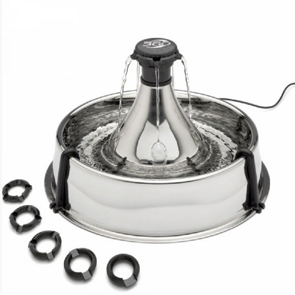 DrinkWell 360不銹鋼寵物噴泉 360 Stainless Steel Pet Water Fountain