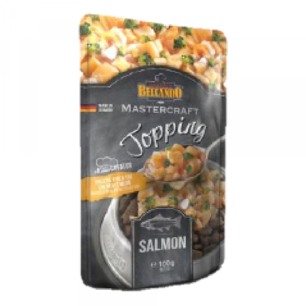德至專 Belcando Mastercraft Topping 狗濕包 (三文魚 Salmon) 100g