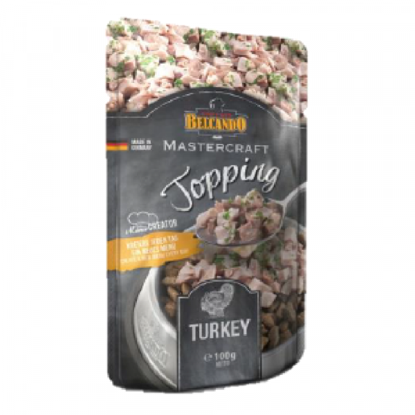 德至專 Belcando Mastercraft Topping 狗濕包 (火雞 Turkey) 100g