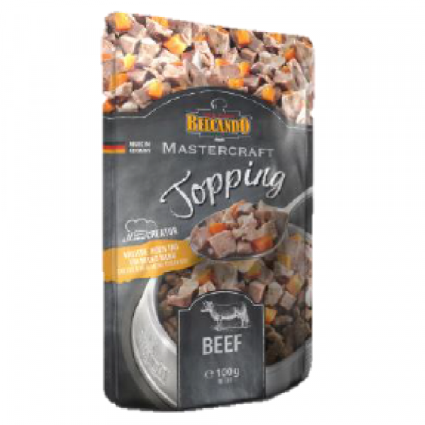 德至專 Belcando Mastercraft Topping 狗濕包 (牛肉 Beef) 100g