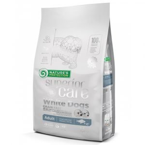 乾糧 Nature’s Protection 去淚痕美毛成犬配方犬糧 (低敏白魚) 1.5kg 寵物用品店推薦