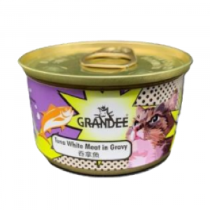 罐頭食品 Grandee 貓罐頭(吞拿魚) Cat Canned (Tuna White Meat) 80g 寵物用品店推薦