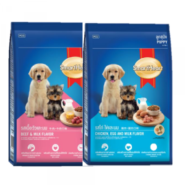 Smart Heart 牛肉+雞蛋+牛奶配方 幼犬糧