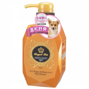 清潔用品 Royal Pet 溫和舒爽 (幼犬 / 幼貓) 洗毛液 黃色 400ml 寵物用品店推薦