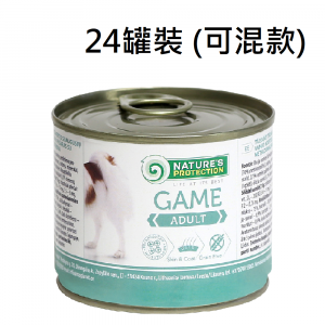 狗用糧食 Nature’s Protection 成犬主食罐頭 200g x 24罐裝 (可混款) 寵物用品店推薦