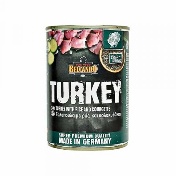 德至專 Belcando 至尊新鮮肉狗罐頭(火雞肉) Super Premium Tinned Dog Food (Turkey) 400g
