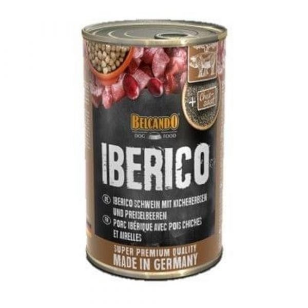 德至專 Belcando 至尊新鮮肉狗罐頭(伊比利亞黑毛豬) Super Premium Tinned Dog Food (Iberico) 400g