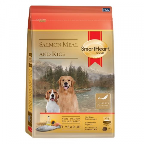 Smart Heart 金裝 三文魚米飯配方 成犬糧 3KG