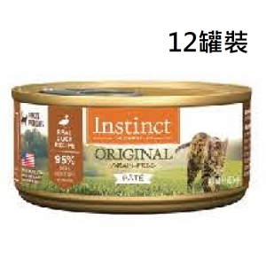 罐頭食品 Instinct 經典無穀物系列 貓主食罐頭 (鴨肉) 5.5oz x 12罐裝 寵物用品店推薦
