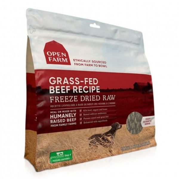 Open Farm 冷凍脫水草飼牛肉生肉狗糧 13.5oz