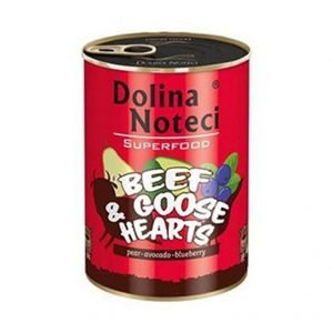狗用糧食 Dolina Noteci 超級愛犬罐頭 Superfood Dog (牛+鵝心) 400g 寵物用品店推薦