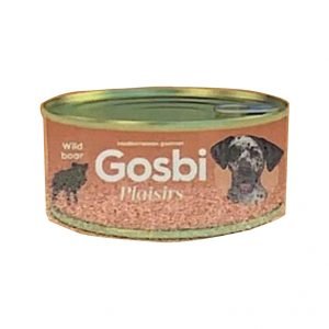 狗用糧食 Gosbi 成犬野豬罐頭 185g 寵物用品店推薦