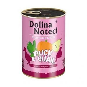 狗用糧食 Dolina Noteci 超級愛犬罐頭 Superfood Dog (鴨+鵪鶉) 400g 寵物用品店推薦