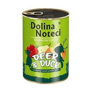 狗用糧食 Dolina Noteci 超級愛犬罐頭 Superfood Dog (鹿+鴨) 寵物用品店推薦