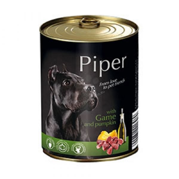 Dolina Noteci 黑鑽愛犬罐頭 Piper Premium (成犬) 野味+南瓜