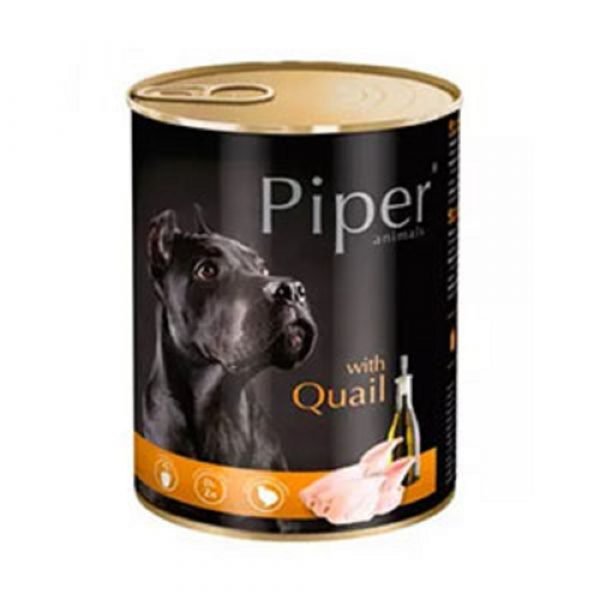 Dolina Noteci 黑鑽愛犬罐頭 Piper Premium (成犬) 鵪鶉
