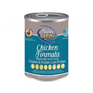狗用糧食 Nutri Source 無穀 (雞肉) 狗罐頭 13oz 寵物用品店推薦
