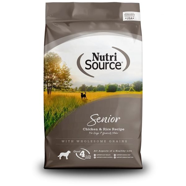 Nutri Source 老犬 (雞+米配方) 狗糧