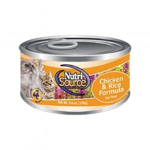 罐頭食品 Nutri Source (雞+米配方) 貓罐頭 5.5oz 寵物用品店推薦