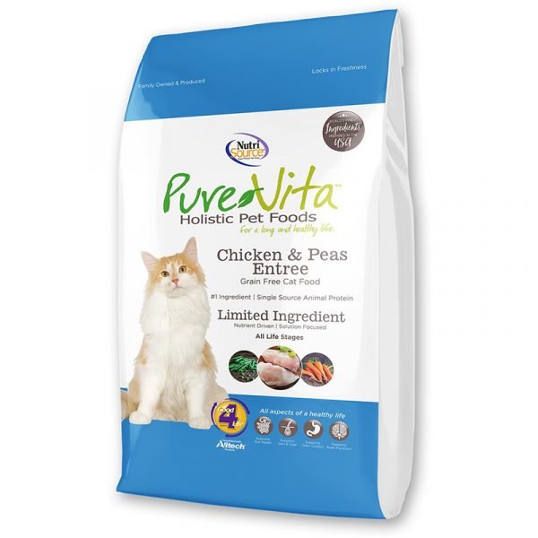 Pure Vita 雞肉+豌豆主菜無穀物貓糧 15lb