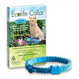 皮膚護理 Solano Ecolife Collar 驅牛蜱, 跳蚤和蚊帶 (小型貓) 37cm 寵物用品店推薦