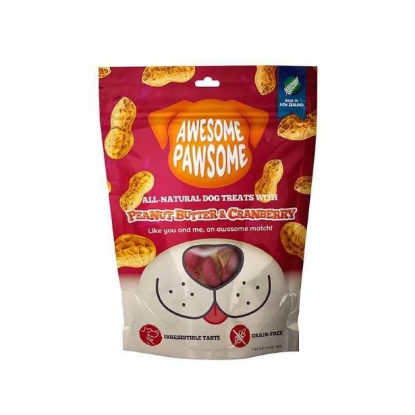 Awesome Pawsome 狗小食 花生蔓越莓 3oz