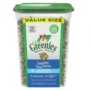小食 Greenies Feline 貓小食 吞拿魚味 珍寶桶 9.7oz 寵物用品店推薦
