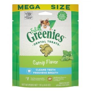 小食 Greenies Feline 貓小食 貓草味 珍寶桶 9.7oz 寵物用品店推薦