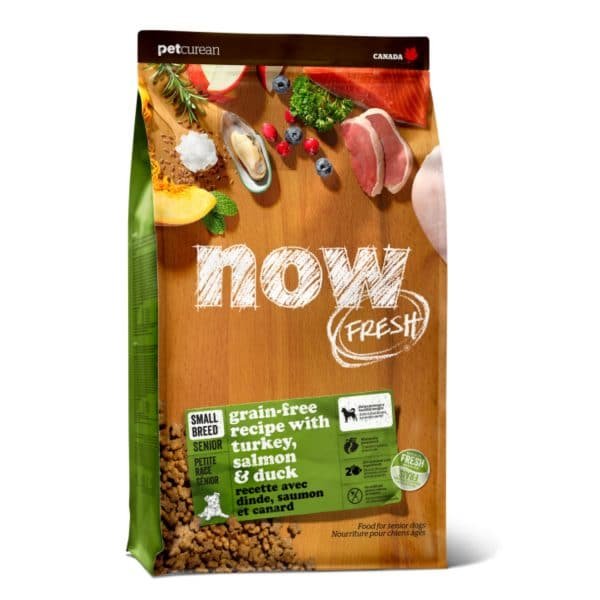 NOW FRESH!™ 無穀物 小型犬 老齡 狗糧配方 (火雞﹐三文魚﹐鴨肉)