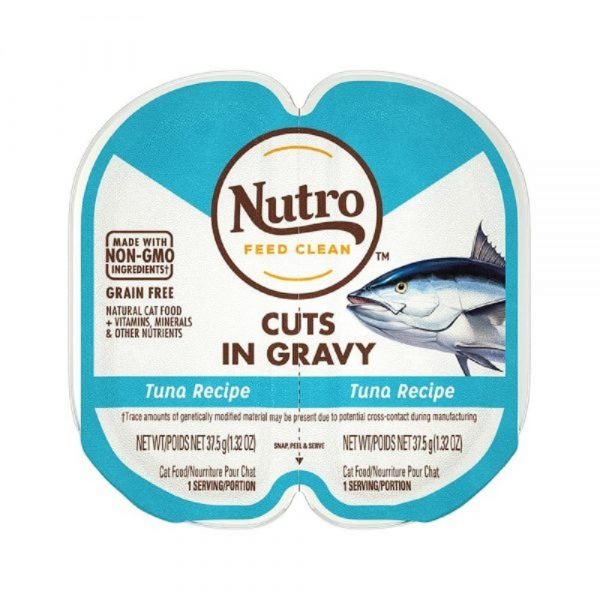 Nutro 貓濕糧 濃汁肉塊吞拿魚 2.64oz