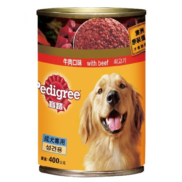 Pedigree 寶路 罐頭 牛肉