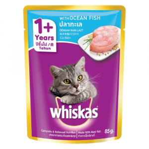 即食湯包 Whiskas 偉嘉 妙鮮包 海洋魚類口味 80g 寵物用品店推薦