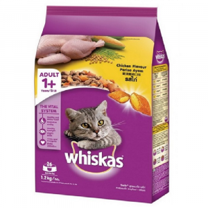 乾糧 Whiskas 偉嘉 成貓乾糧 嫩滑雞柳口味 1.2kg 寵物用品店推薦