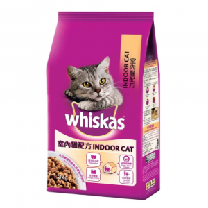 乾糧 Whiskas 偉嘉 成貓乾糧 室內貓配方 1.3kg 寵物用品店推薦
