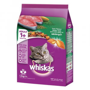 乾糧 Whiskas 偉嘉 成貓乾糧 鮪魚(吞拿魚)總匯口味 1.2kg 寵物用品店推薦