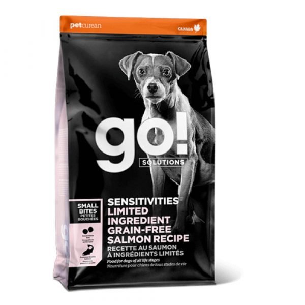 GO! SOLUTIONS™ 低敏美毛系列 三文魚 小顆粒 狗糧配方