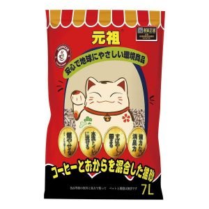 貓用產品 元祖咖啡除臭豆腐貓砂 7L 寵物用品店推薦