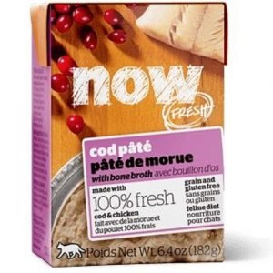 即食湯包 NOW FRESH!™ 無穀物 全貓種 鱈魚肉醬 濕糧配方 182克 寵物用品店推薦