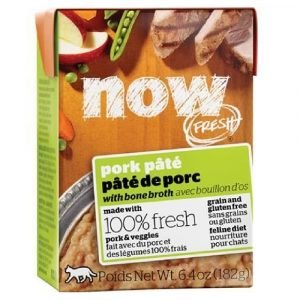 即食湯包 NOW FRESH!™ 無穀物 全貓種 骨湯燉豬肉醬 濕糧配方 182克 寵物用品店推薦