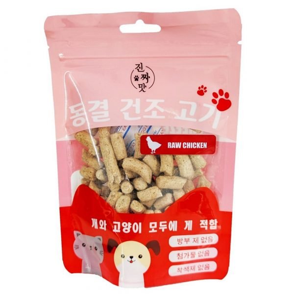 真味韓國凍乾小食 (雞肉生骨肉粒) 50g