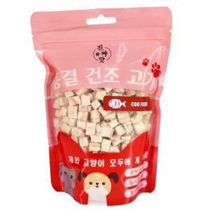 小食 真味韓國凍乾小食 (鱈魚粒) 45g 寵物用品店推薦