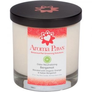 家居清潔 Aroma Paws 天然大豆除臭去味蠟燭 (佛手柑) 12oz 寵物用品店推薦